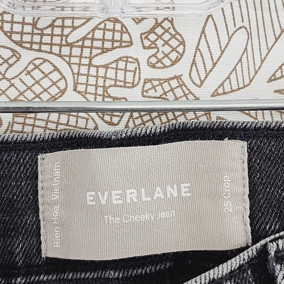 Everlane The Cheaky Jean High Rise Crop Women's Jeans Gray 25 - Picture 4 of 6
